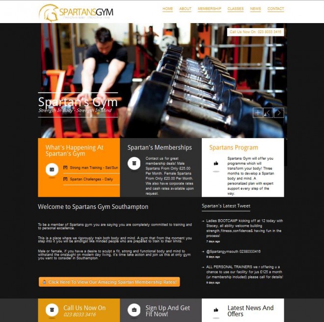 spartansgym-website